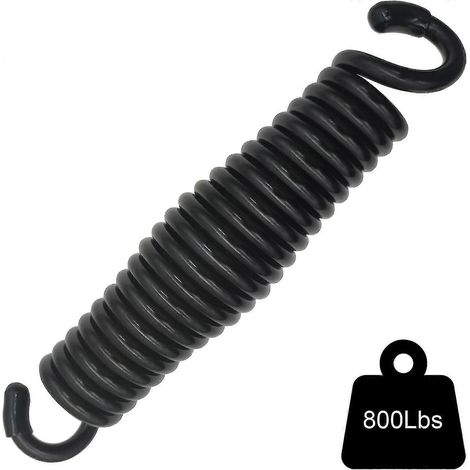 Filiyano-Ressorts robustes pour balancelle de porche - Ressort noir pour fauteuil hamac 750 lb, ressort de fixation au plafond (monobloc 750 lb) (1/5)