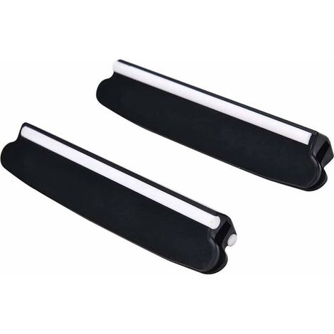 Professioneller Messerschärf-Leitfaden, Anleitung für zufällige Messerschärfwinkel, Schärfanleitung für Wetzsteine, schwarz (2er-Pack)
