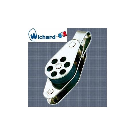 Poulie inox 316L double anneau ringot Ø24 wichard (1/2)