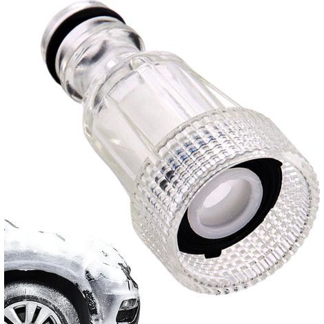 Filtre d'entrée pour tuyau de nettoyeur haute pression/tuyau d'arrosage (pour lavage de voiture), filtre à eau, accessoires pour nettoyeur haute pression, facile à utiliser, outils adaptateurs (1/5)