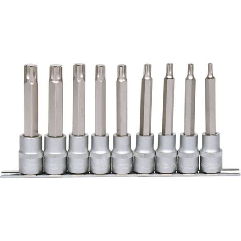 KS TOOLS 1/2' Jeu de douilles RIBE, longues, 9 pcs, M5-M14 ( 911.1335 ) (1/4)