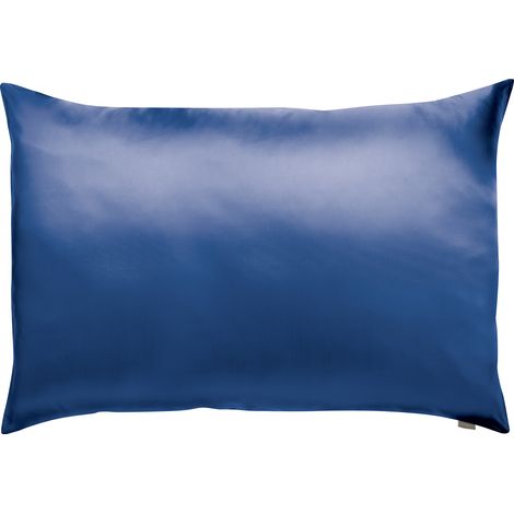 VIVARAISE - Taie d'oreiller en soie Ashley - Cobalt - 50 x 75 cm (1/4)