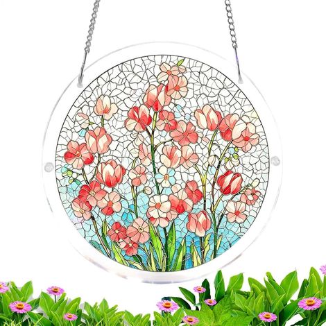 bunte Wanddekoration mit Kette Acrylpuzzle für drinnen und