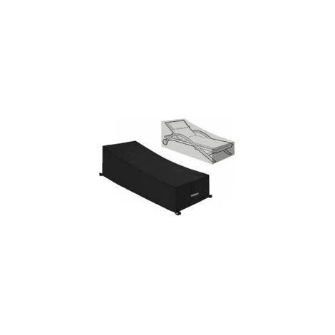 Sonderangebot: Schutzhülle, wasserdicht, winddicht, UV-beständig, 210D Oxford-Gewebe, für Liegestühle, Deckchair 210x75x40/80cm, Schwarz - Crezuo