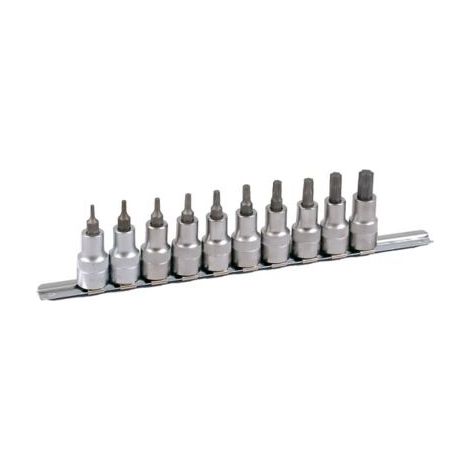 Projahn 1/2 Bit Stecknuss Satz auf Schiene 10-tlg. TX, 60 mm (1/3)