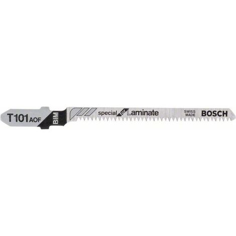 Lames de scies sauteuses T101AOF. carte de 3 - BOSCH (1/4)