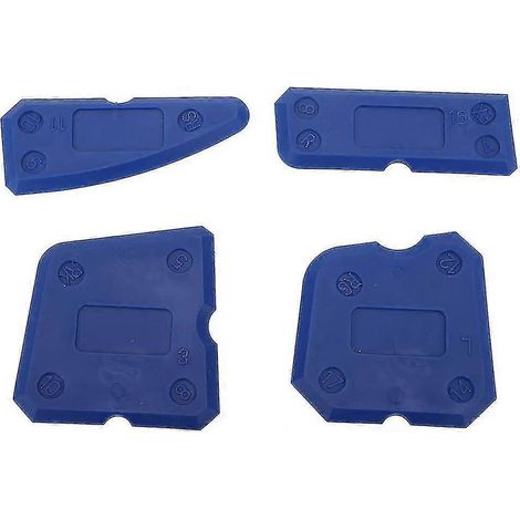 Kit d'outils de calfeutrage, 4 pièces de mastic silicone pour cuisine, salle de bain, sol, joint et finition (1/5)