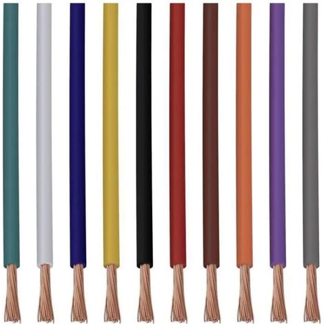 Quadrios Cavi Monoconductori Multicolore 1 x 1,0 mm²