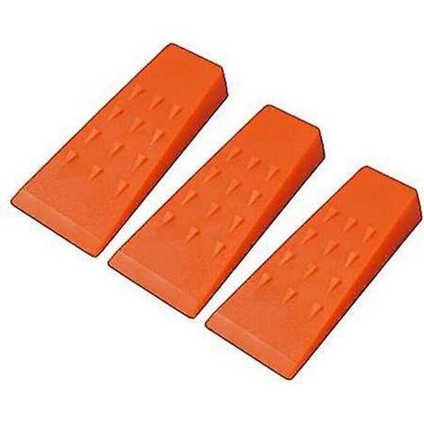 Keile. Forstliche Fällkeile 140 mm aus ABS-Kunststoff, 3 Stück