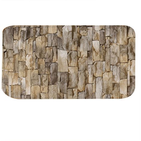 Tapis De Sol Antidérapant En Flanelle Pour Cuisine Salle De Bain Et Bureau 50x80cm (1/5)