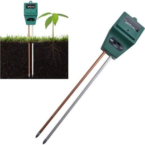 Analyseur de sol testeur humidite PH pour plantes Vert (1/4)
