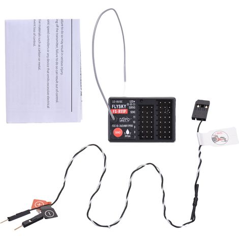 Récepteur 11 canaux 2,4 GHz pour voitures et bateaux radiocommandés, récepteur de radiocommande longue portée avec sorties PWM, PPM, IBUS et SBUS (1/5)