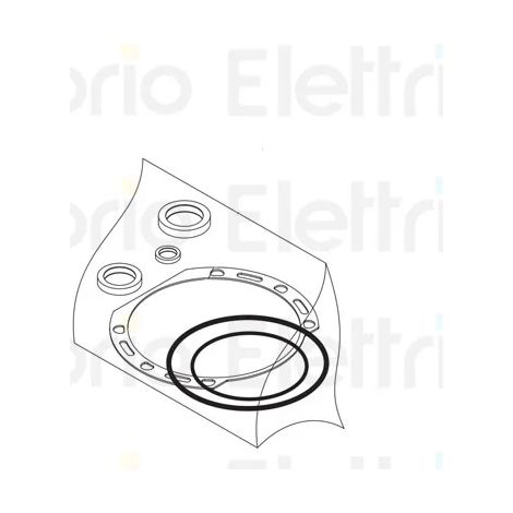 beninca pièce détachée blister kit de joints pour bison 20-25-30 9686694 (1/3)