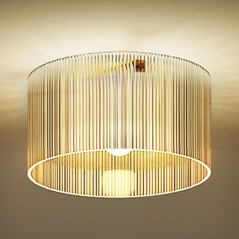 Plafonnier LED 40W base E27 moderne pour salon, couloir, salle à manger, cuisine, transparent (1/5)