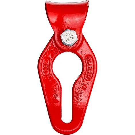 Seilgleitbügel Seilgleithaken Gleitschuh für 10 mm Forstkette Zugkraft WLL:3,15t (1/3)