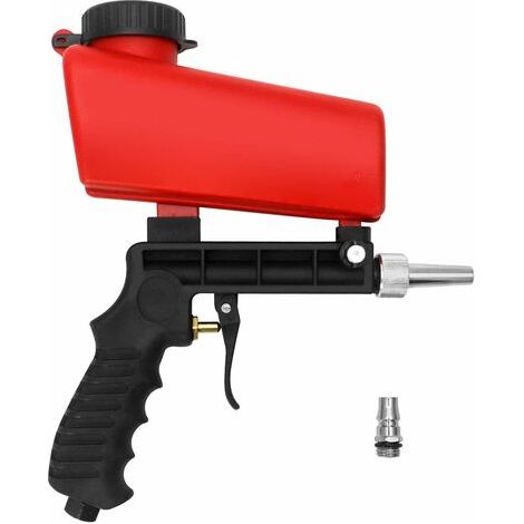 Gotrays – Pistolet pneumatique de sablage – Régulateur de pression réglable – Élimination rapide de rouille et corrosion – Pour espaces confinés (1/5)