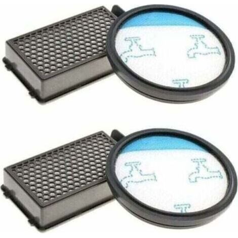 2er-Filterset für Rowenta Compact Power Cyclonic Staubsauger wie z. B. RO3731EA, RO3724EA, RO3753EA, RO3786EA, RO3798EA, RO3718EA, RP3721EA, Filter wie z. B. ZR005901 TRIMEC (1/4)