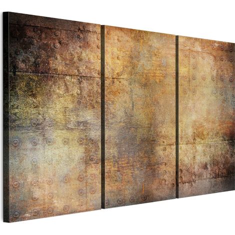 Quadro su tela italiana 90 x 60 cm trittico - stile industriale - sfondi e motivi Quadro su tela italiana 120 x 80 cm trittico - stile industriale - sfondi e motivi (1/5)