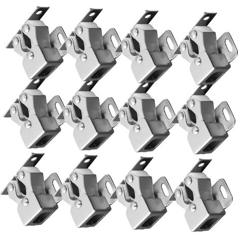 Loquet à double rouleau ORFOFE en acier inoxydable pour portes de plac (1/5)
