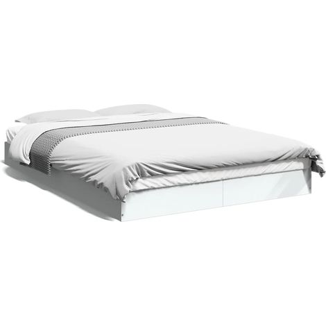Maison Exclusive - Giroletto Bianco 135x190 cm in Legno Multistrato