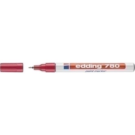 ROTUL.EDDING  780 ROJO - Pack de 10 unidades