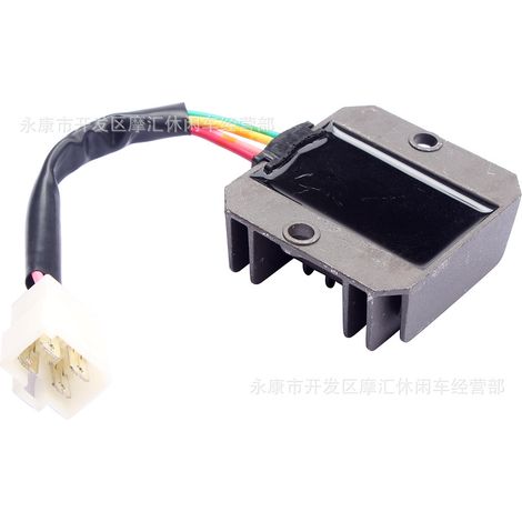Motorcycle ATV Beach Off-Road Scooter 12V Four-Pin 125-250CC GY6 Four-Wire Rectifier and Voltage Regulator (1/4)
