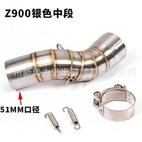 Raccord de tuyau d'échappement central pour moto Z900 2017-2018 (sans pot d'échappement) (1/5)