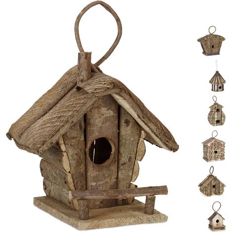 Casita para pajaros decorativa en varios disenos
