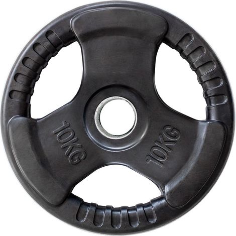 Disco olímpico recubierto de goma de 10 kg TOK10 HMS (1/4)