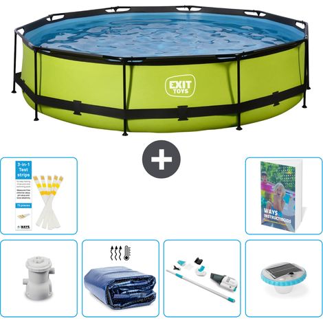 Exit Pool Rund - 360x76 cm - 7-teilig S204