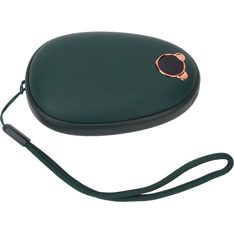 Chauffe-mains Portable 8000mAh Banque d'énergie USB 3 Modes de Température Réchauffeur Électronique Vintage Vert (1/5)