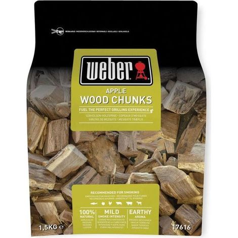 Weber 17616 Pezzi di Legno per Affumicatura Melo