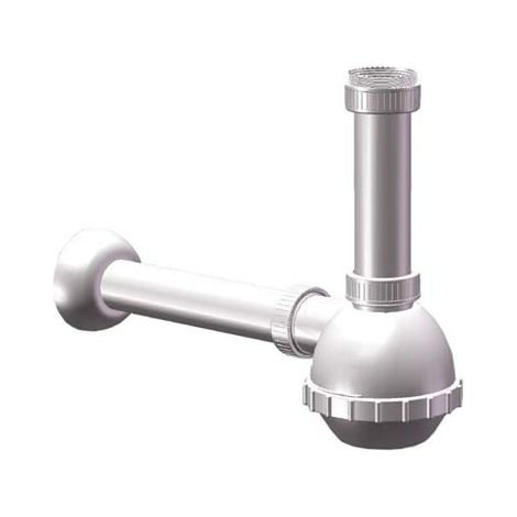 SIFONE PP A BOTTIGLIA 1 VASCA - BIANCO MM 40/32 11/2- 5 pezzi