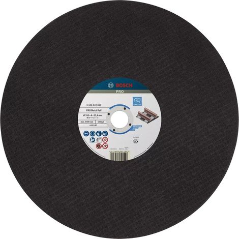 DISCO DE CORTE PARA RIELES 3354.025.4 - B 2608601339