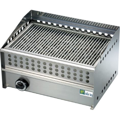 Grill de Cuisson Inox au Gaz avec Poignées - 480 x 325 mm - AFI Collin Lucy
