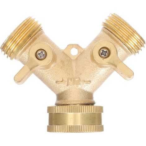 Raccord de tuyau d'arrosage en laiton robuste pour une connexion solide (1/5)