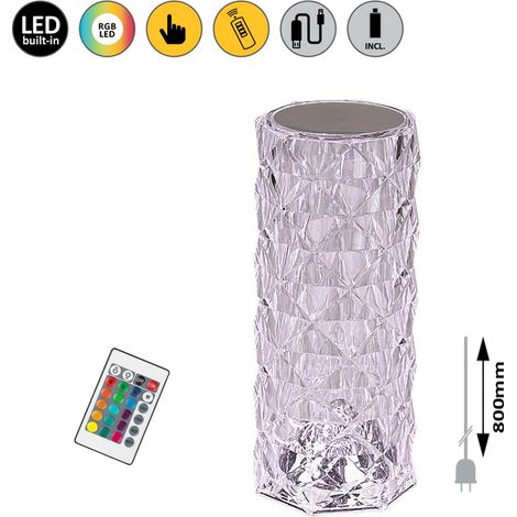 Lampada tavolo RGB con telecomando ricaricabile LED 1,5W Rabalux (1/5)