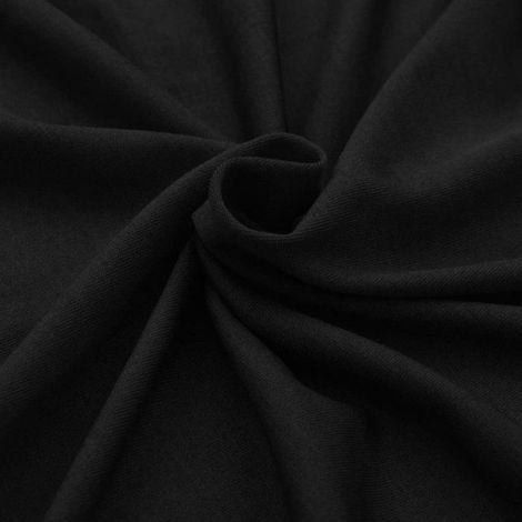 Housse De Table - Extensible - Noir - 183 x 76 x 74 cm - Polyester 90 Élasthanne 10 - 2 Pièces (1/5)
