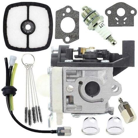Carburateur Carb reconstruction tuyaux de carburant et ampoules d'amorçage pour Zama Rb-k94 Echo Srm-265 Srm-265es Kit de carburateur carburateur (couleur : argent-1 Set Carbureto