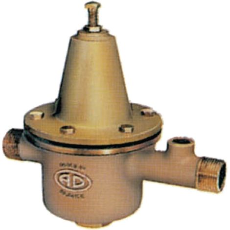 Desbordes – Réducteur de pression mâle/mâle DN 3/4" 20mm – Cuve en bronze – Pression réglable 1 à 6 bar – Débit élevé avec faible perte de charge
