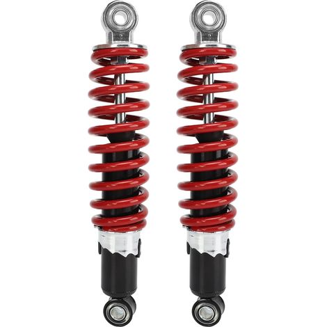 Adecuado para 2 amortiguadores de motocicleta, suspensión de amortiguador, amortiguador de 250 mm adecuado para coches de playa, quads pequeños, amortiguador de motocicleta pequeña, etc., amortiguador