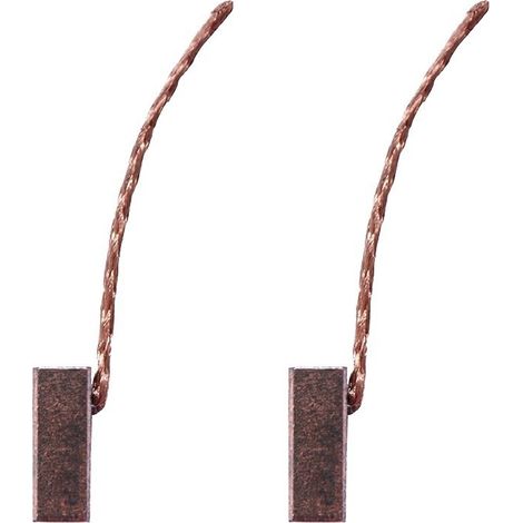 Balai de carbone en graphite et cuivre 5x5x10 mm pour meuleuse d'angle, marteau électrique, util rotatif électrique