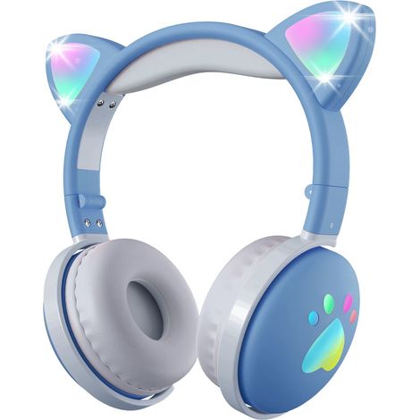 Cuffie wireless Mozos KID DOG per bambini, blu (1/5)