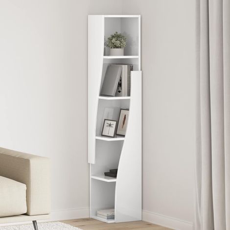 vidaXL Armario de esquina 27,5x27x140cm Madera de ingeniería (1/5)