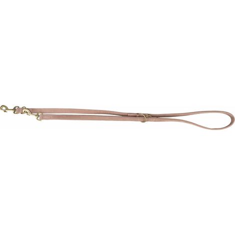 Pure V-Leine, Leder L XL: 2 m/25 mm, rosa