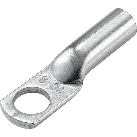 TRU COMPONENTS TC-12885892 Cosse de câble tubulaire 180 ° M8 10 mm² Ø du trou: 8 mm 1 pc(s) (1/2)