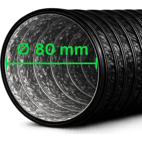 CombiFlex Abluftschlauch 80 mm – Für Lüftung, Grow & Klima