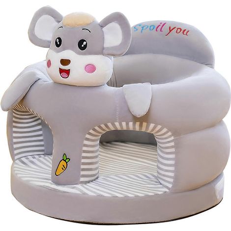 Coussin de siège bébé portable, doux et sûr, léger et en peluche, compatible avec les bébés et les souris. (1/5)