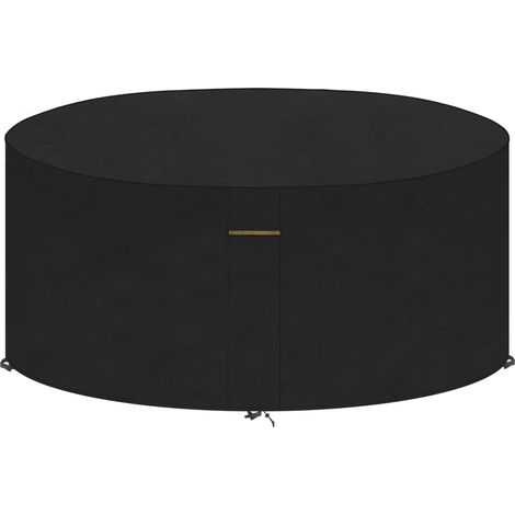 LYERCW - Housse de Protection Exterieur Housse pour Table de Jardin Housse Protection Salon de Jardin Exterieur pour Meubles de Jardin Imperméable Couverture Table de Jardin Ronde Ø180x90cm (1/5)