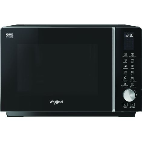 Microondas combinado de superficie plana Whirlpool MWF 259 SB 25 L 800 W Negro, Plata